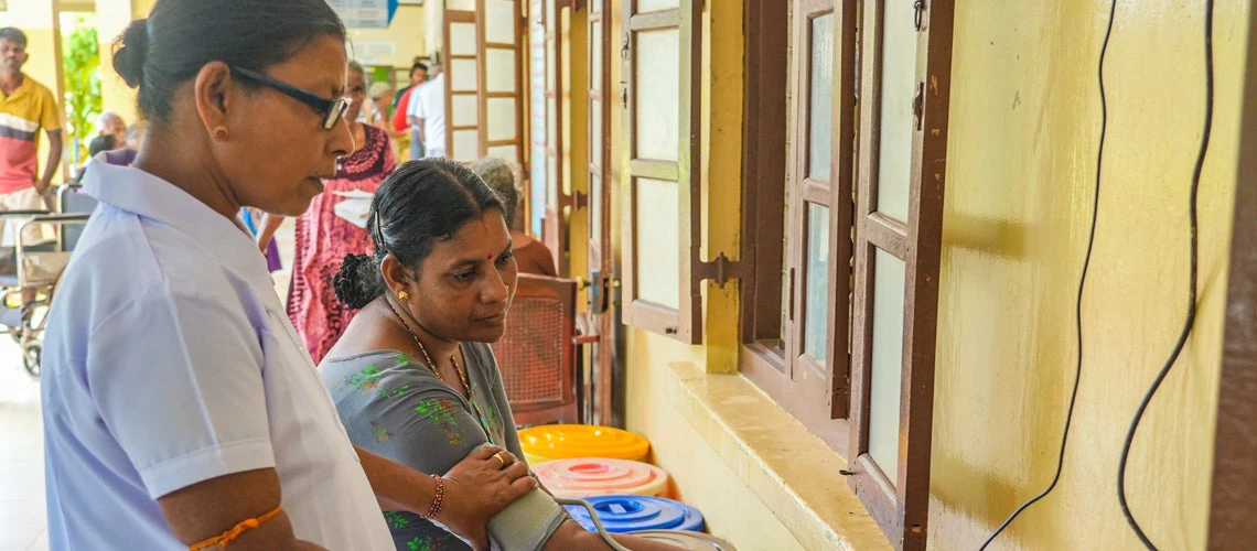 Kopay Divisional Hospital in the Jaffna District in northern Sri Lanka