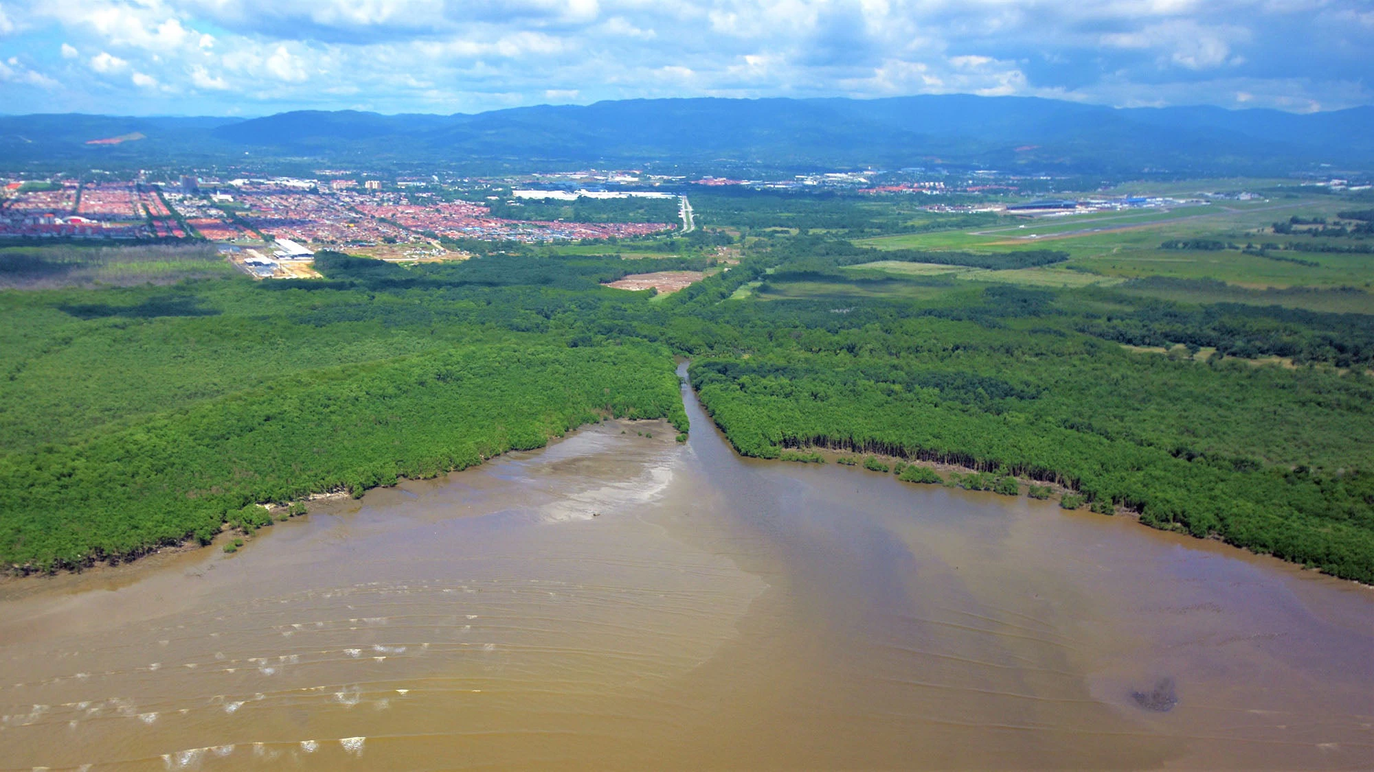 Mouth of the Tocumen River, Panama City (2015). 