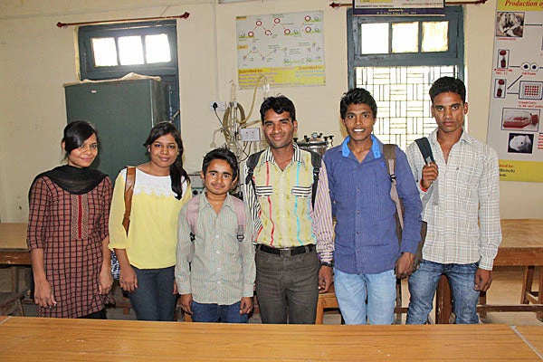 Students in Madyha Pradesh, India.