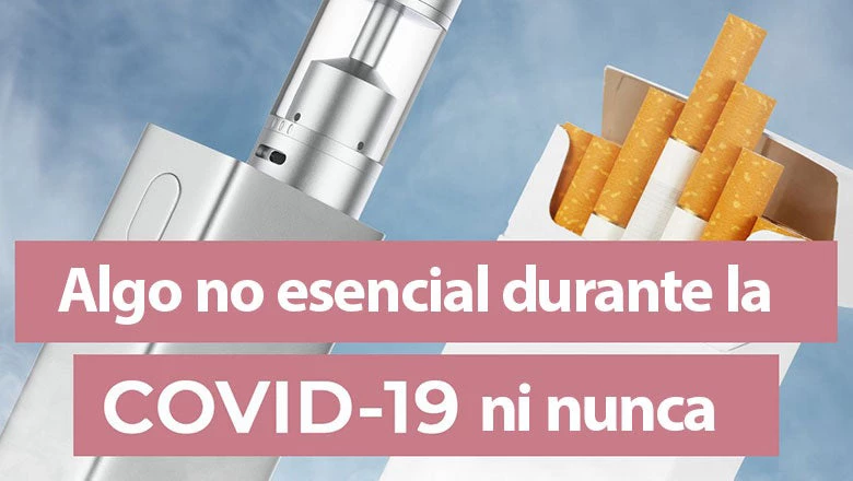 Tabaco, algo no esencial durante la COVID-19 ni nunca