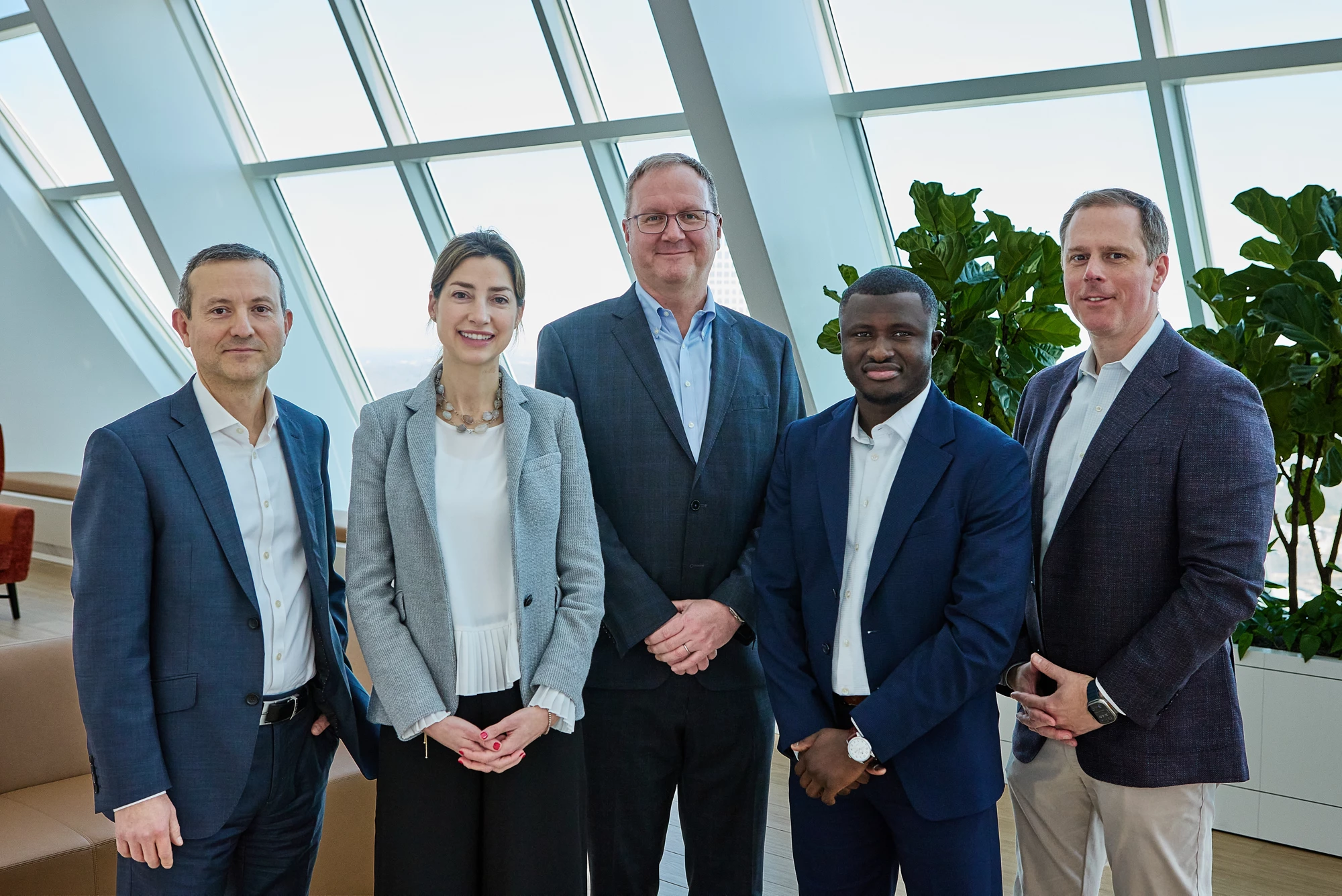 (L-R) Carlos Perezgrovas, Ben Bonner, Saikouna Jarju, Tom Ceusters, Erik Johnson and Andrea Ortiz