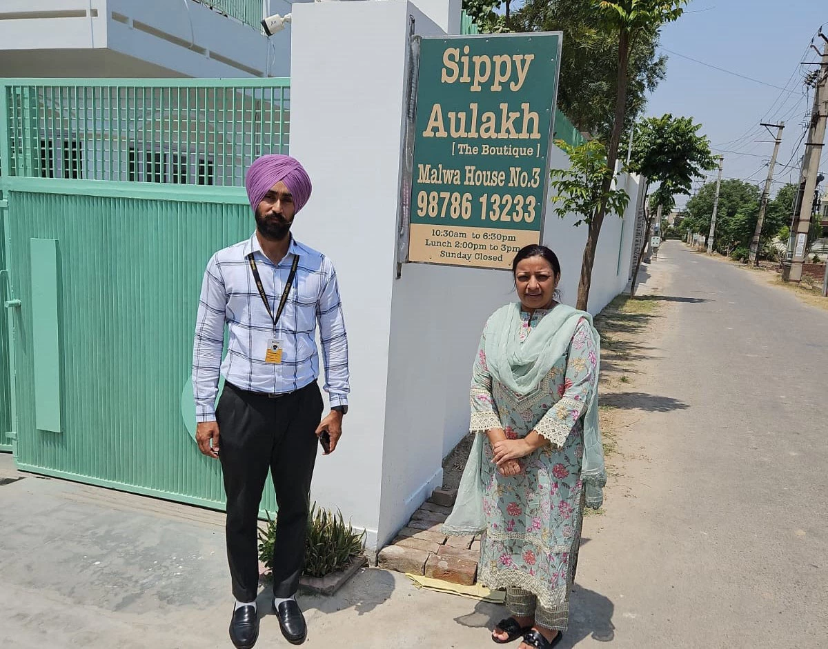 Balpreet Aulakh outside her clothing manufacturing company. Photo: ?