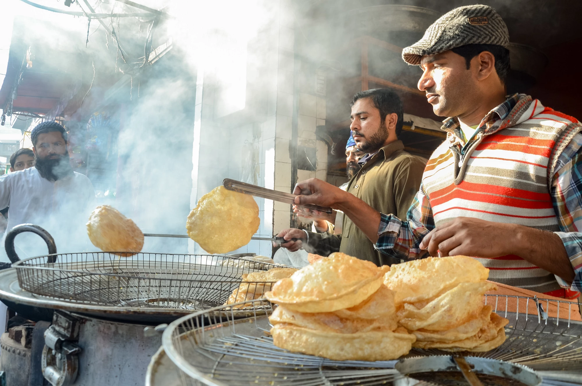 The Famous Food Street near Badshahi Mosque, Lahore, Punjab, Pakistan