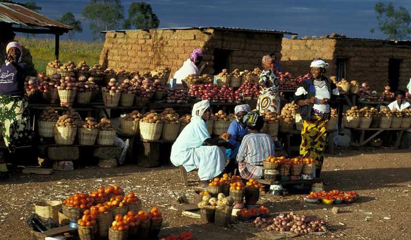 Village produce market. Nigeria. Photo: Curt Carnemark / World Bank
