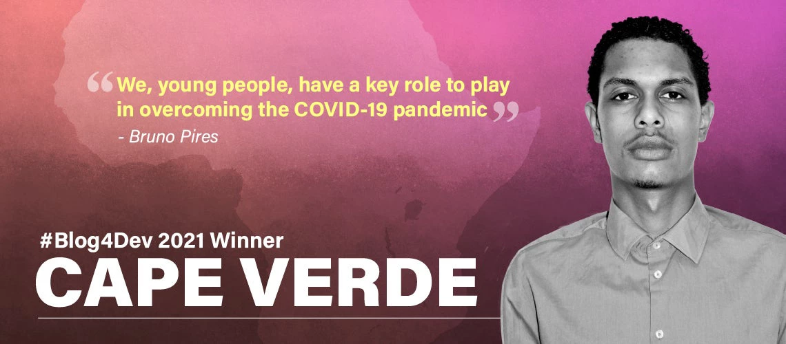 Bruno Pires is the 2021 Blog4Dev winner from Cabo Verde