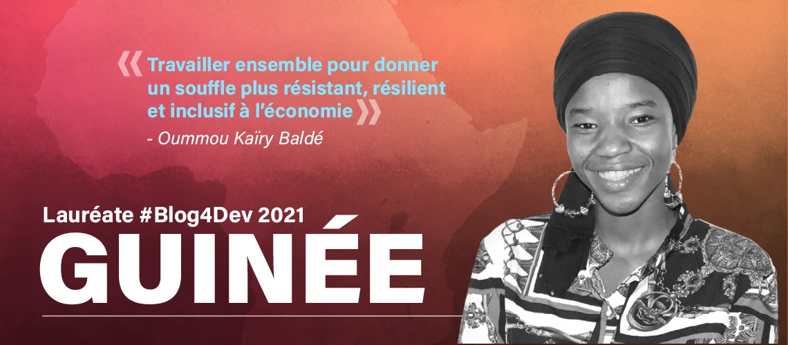 Oummou Kaïry Baldé est lauréate du concours Blog4Dev 2021 pour la Guinée