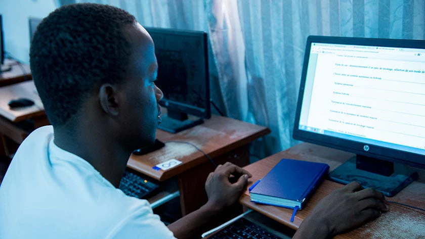 Increasing access to digital connectivity in the Sahel will not only boost the economy but provide employment prospects to the more than 1.4 million young people who enter the job market every year. Kadiata Sy, a bank employee in Nouakchott, Mauritania.
