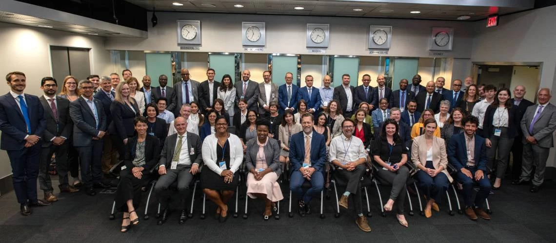 Participants at the recent Global Forum on Transboundary Water Cooperation for Climate and Development. Photo credit: World Bank