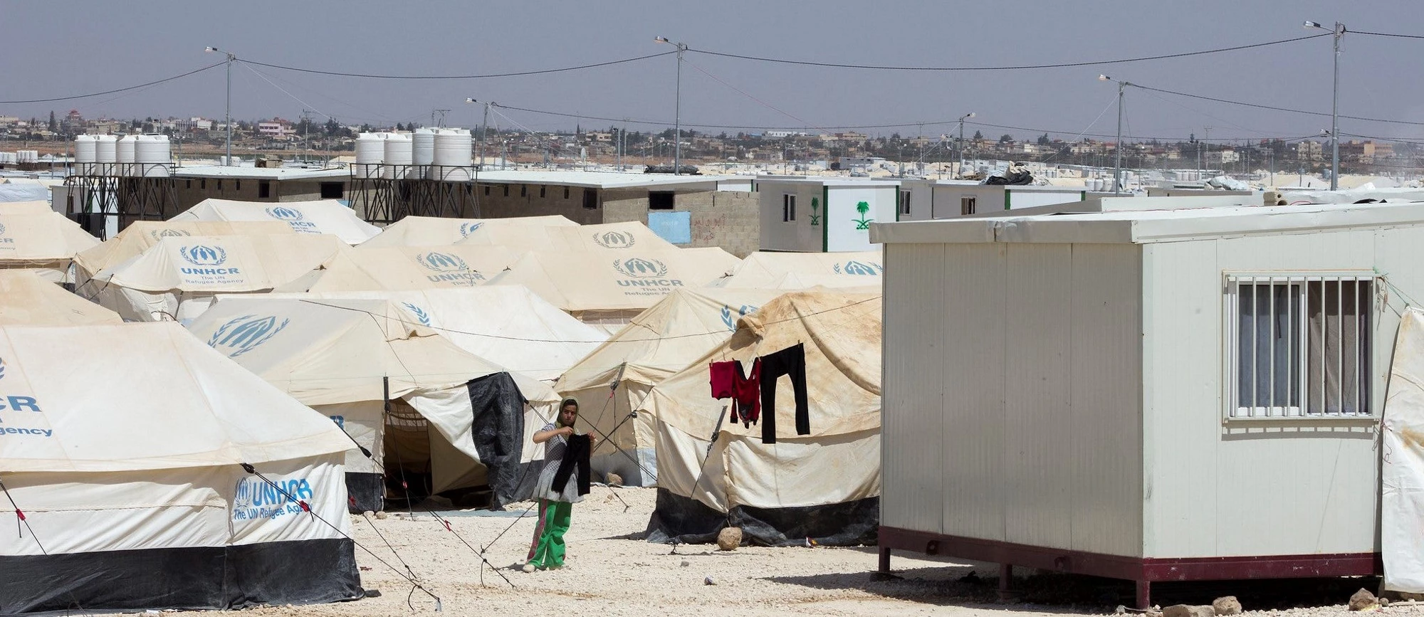 A refugee camp