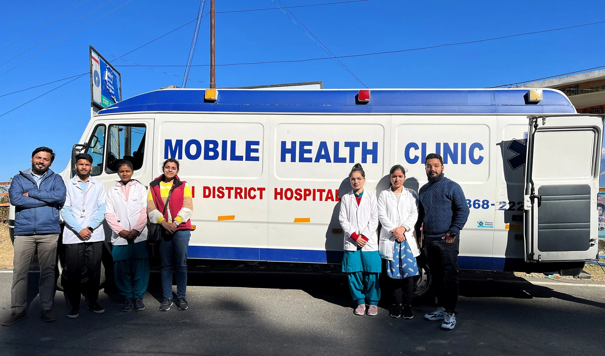 Bringing care closer: Mobile health vans equipped for remote medical assistance