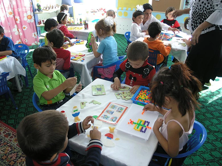 Children in kindergarten in rural Uzbekistan. © Matluba Mukhamedova/World Bank