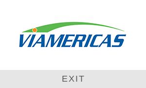 Logo of viamericas company. Link to the viamericas website.