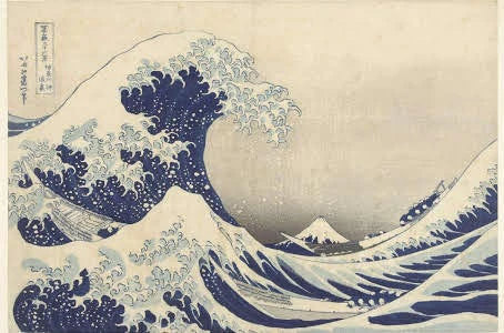 The Great Wave off Kanagawa, by Hokusai