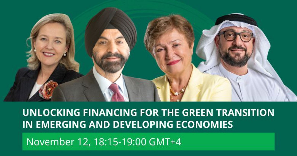 Event | Unlocking Financing for the Green Transition in Emerging