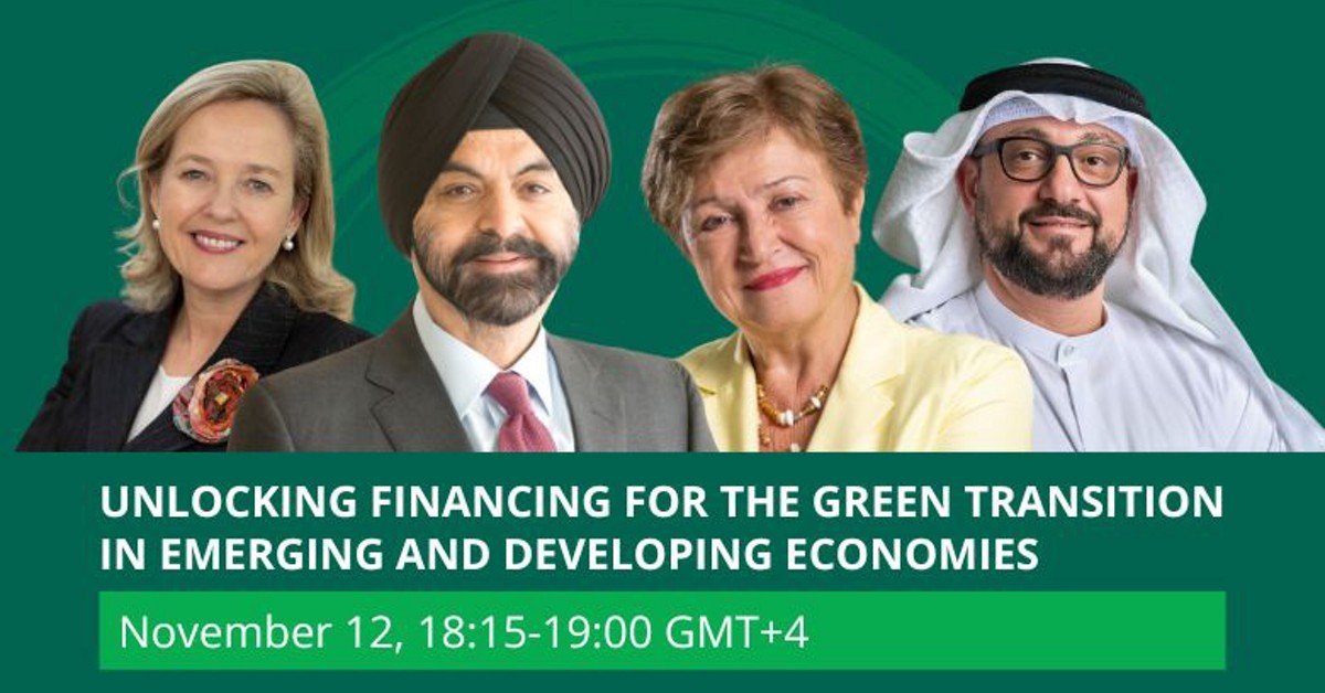 Event | Unlocking Financing for the Green Transition in Emerging
