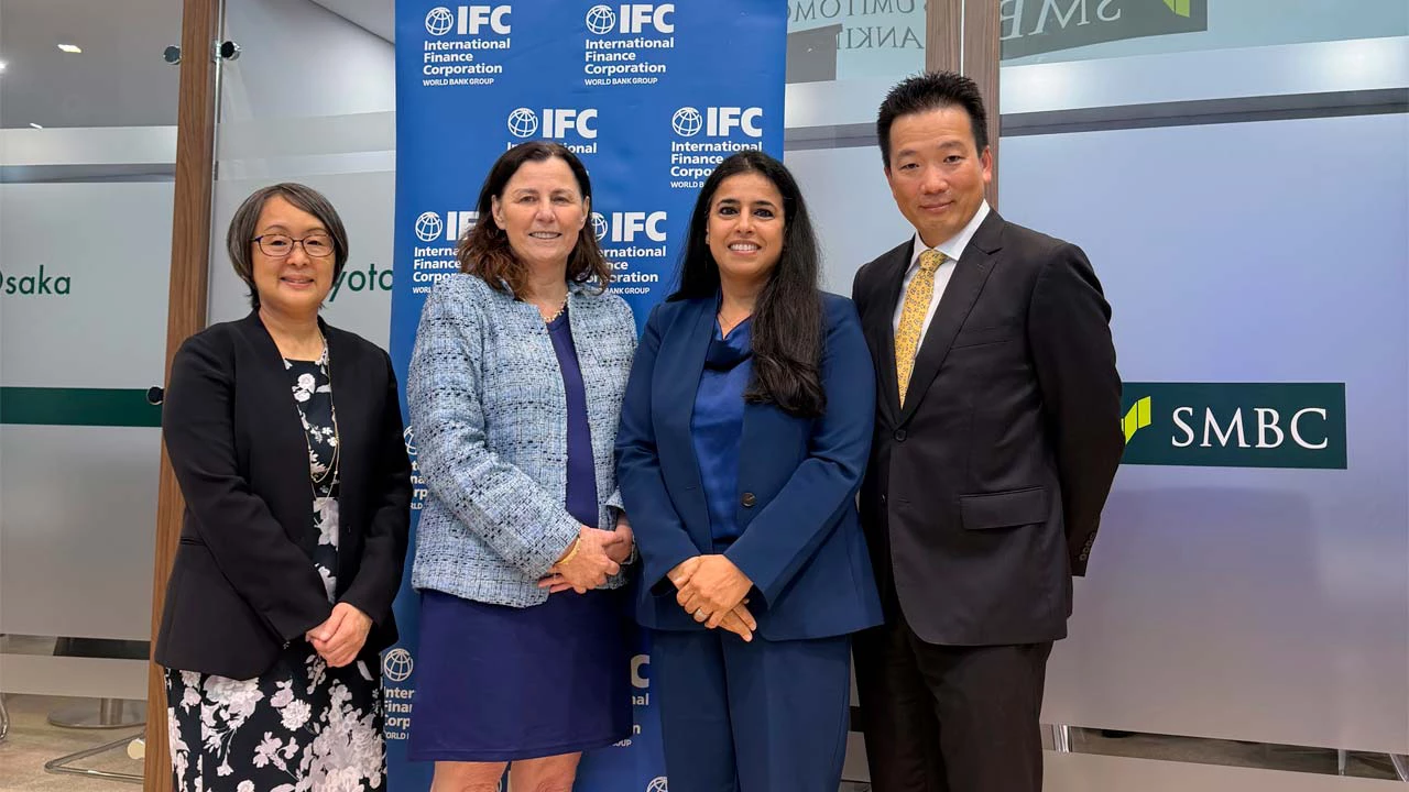IFC and SMBC teams at Sibos 2026. Photo: SMBC Group