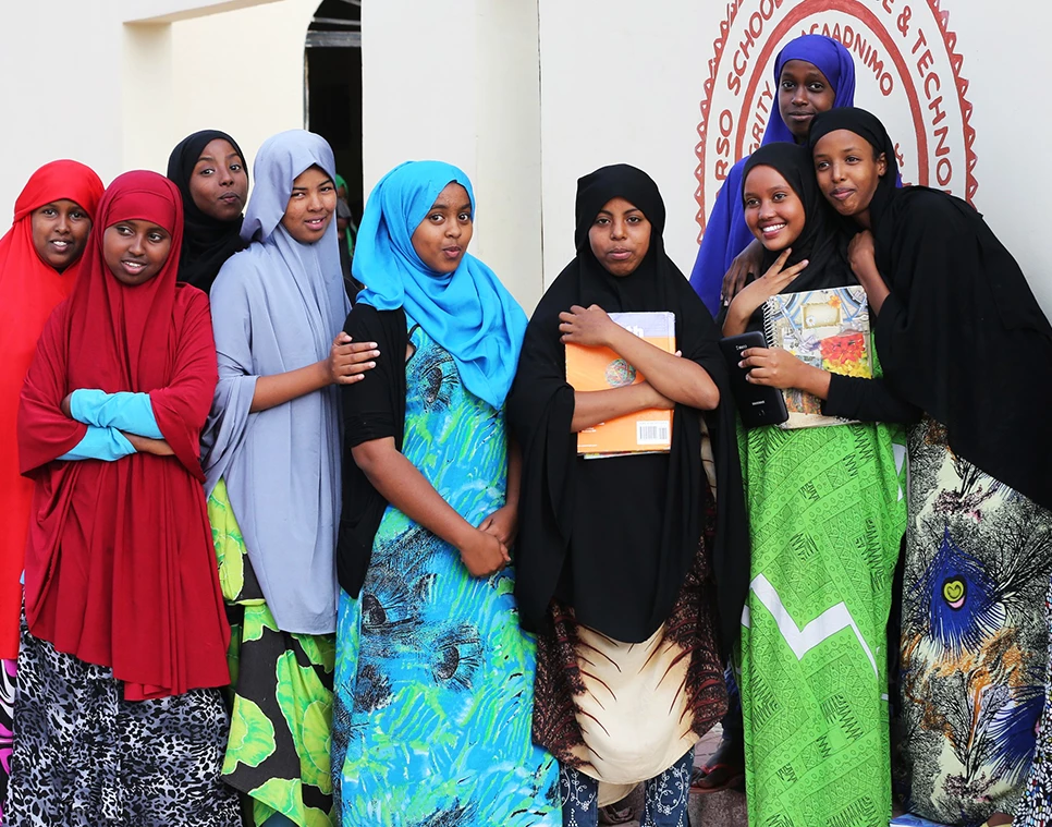 Students at Abarso School of Science and Technology. 