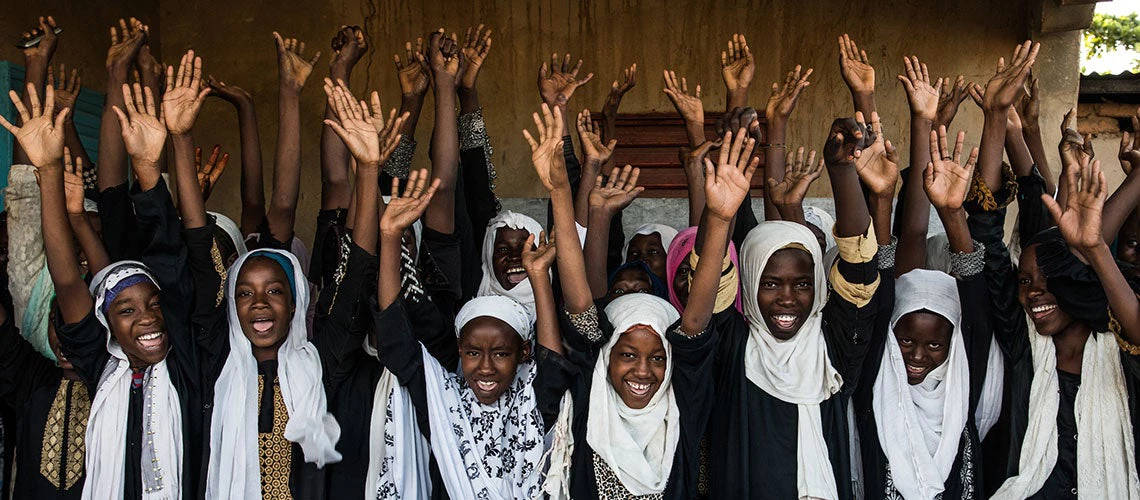 Young girls at the safe space. Am Timan, Chad. Photo: Vincent Tremeau / World Bank