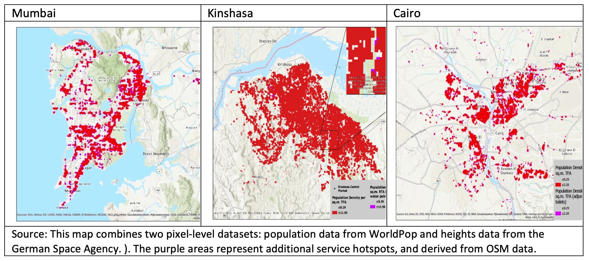 Worldpop figures - Kinshasa Blog 2