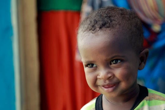 A child beneficiary of the Productive Safety Nets Program (PSNP) in Sire District, Arsi, Ethiopia. © Binyam Teshome / World Bank