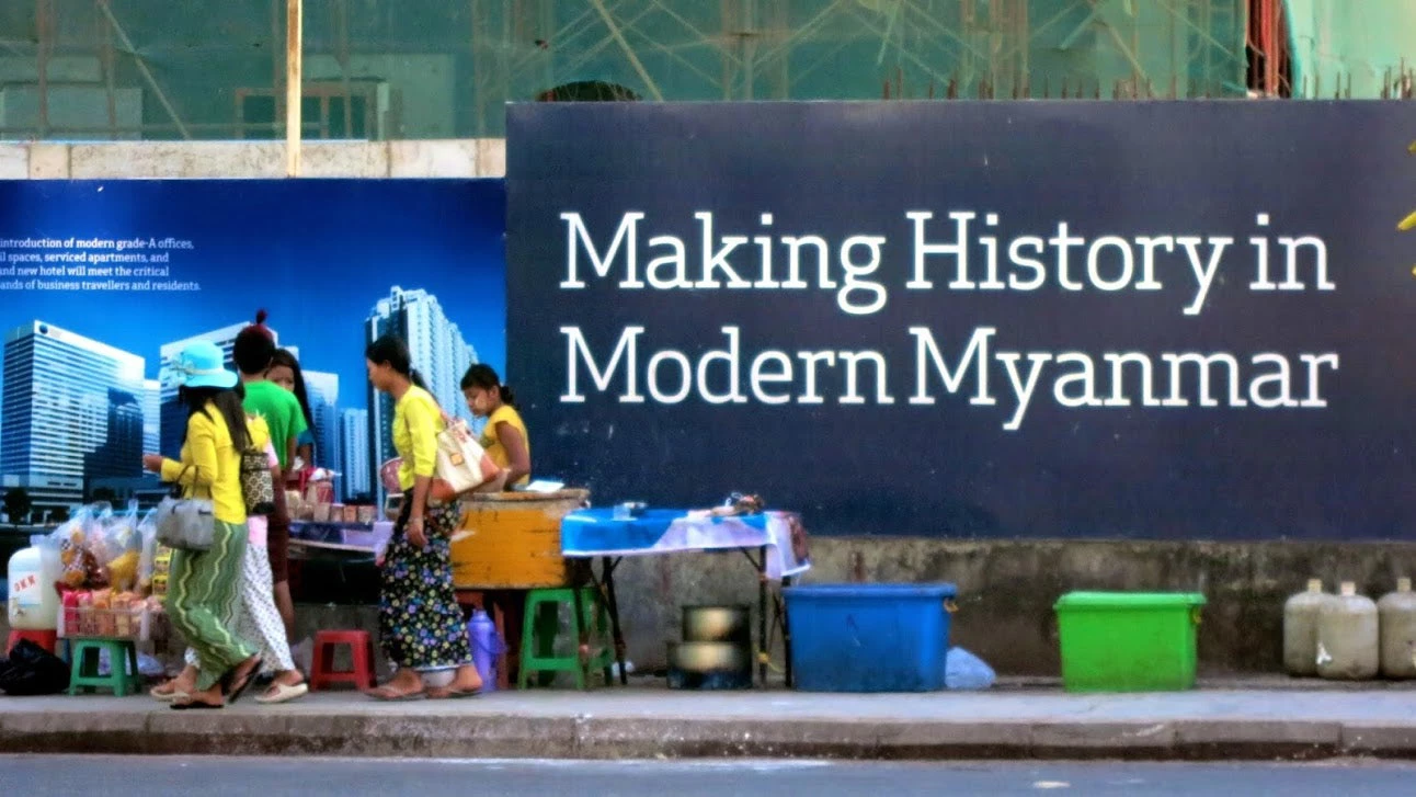 In Yangon, the urban modernization of Myanmar is well under way | Photo by Stephanie Liu