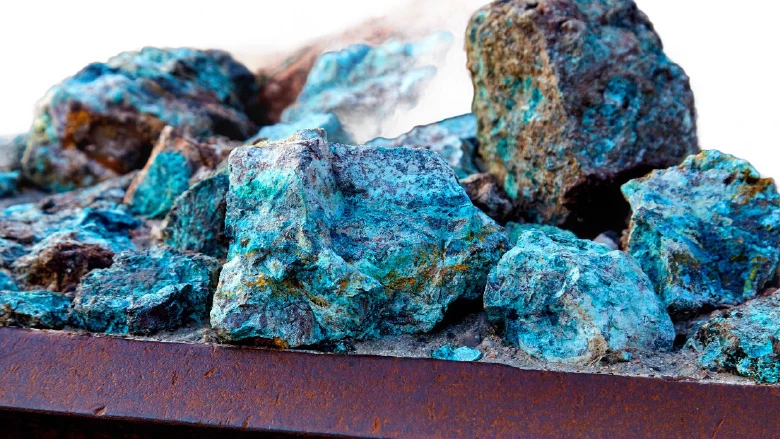 High-purity copper ore from Zambia. Photo: iStock by Getty Images (wingedwolf)