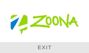 Logo of Zoona company. Link to the Zoona website.