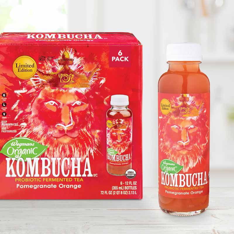 Limited Edition! Pomegranate Orange Kombucha