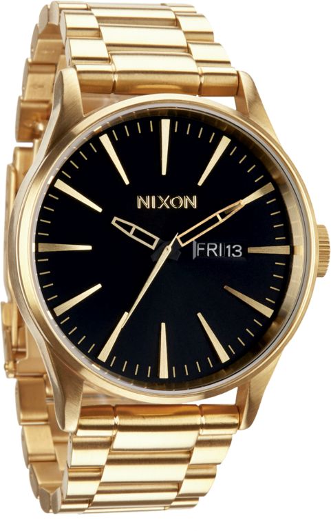 nixon gold watch zumiez