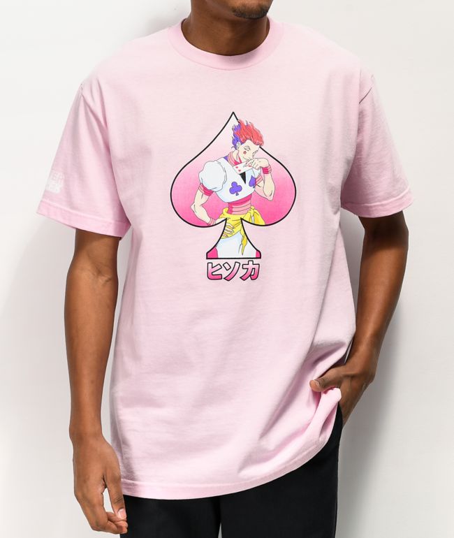 hisoka pink shirt