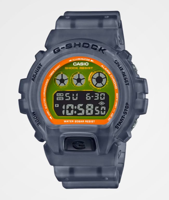 G-Shock DW6900LS-1 Translucent Black Digital Watch