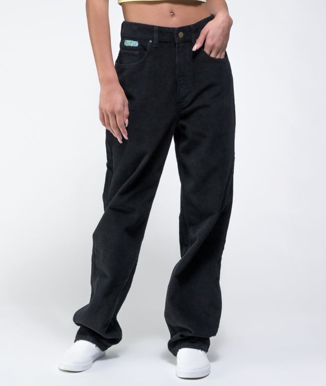 Empyre Tori 90s Black Corduroy Skate Pants | Zumiez