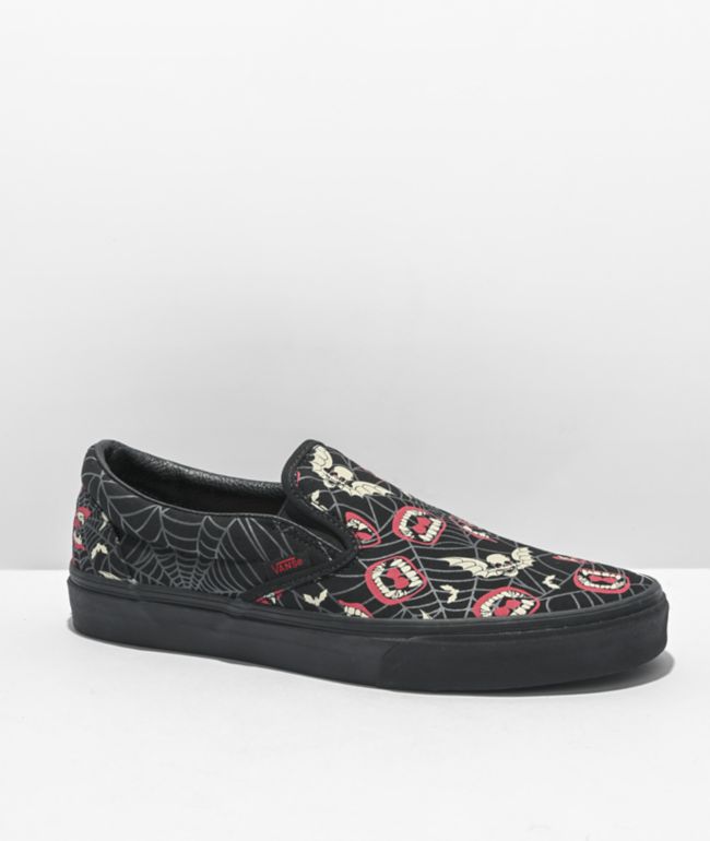 charcoal grey vans slip ons