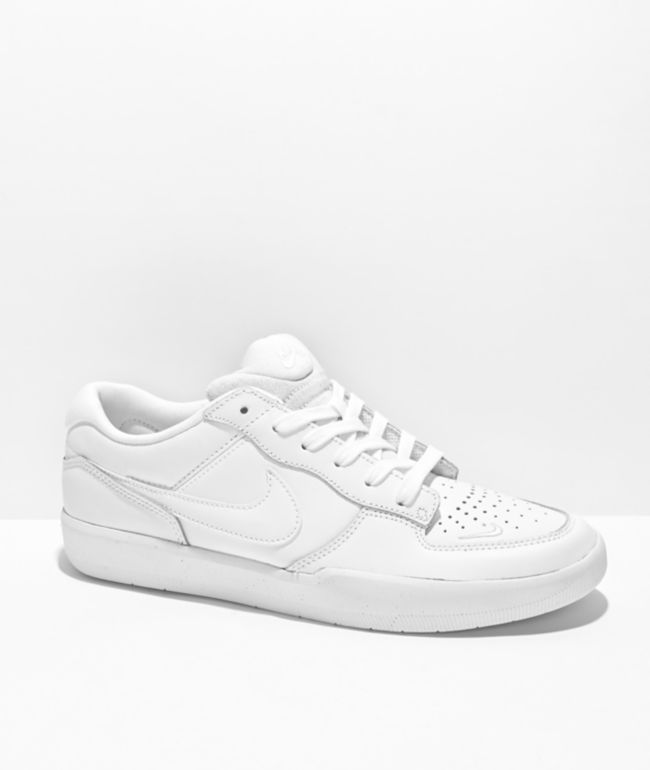 Nike SB Force 58 Premium Leather White 