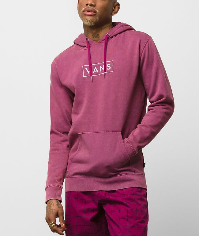 Vans Easy Box Purple Wash Hoodie