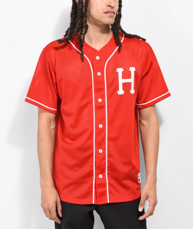 HUF Harlem Navy Baseball Jersey