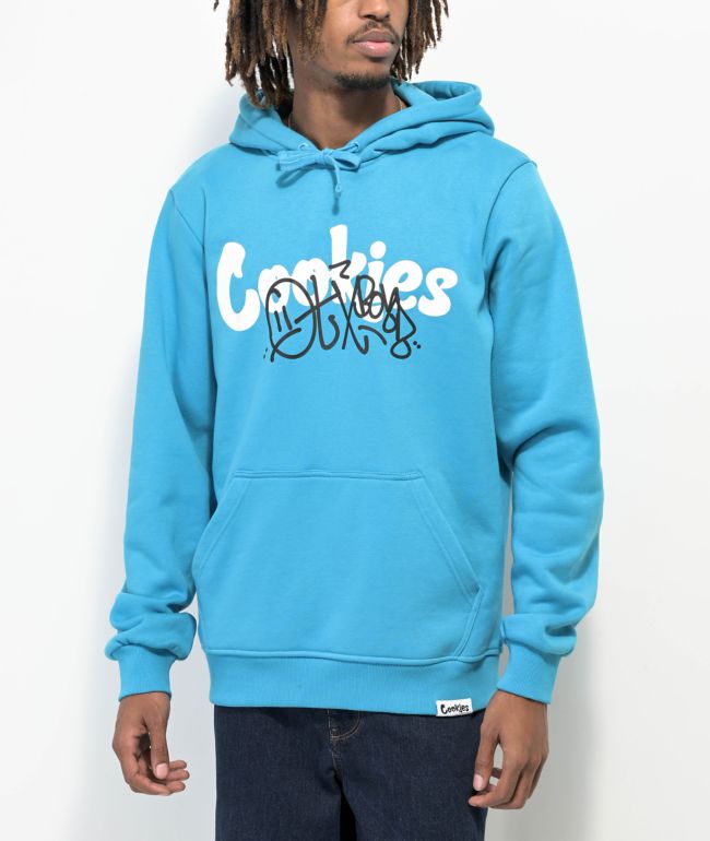 Cookies x OTXBOYZ Graffiti Blue Hoodie