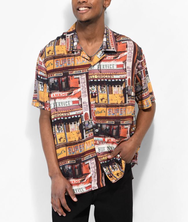 HUF Corner Store Short Sleeve Button Up Shirt