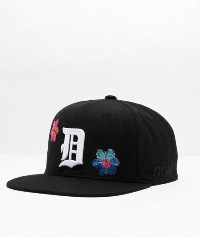 New Era Detroit Tigers 'State Flower' 59FIFTY Fitted Black/Floral