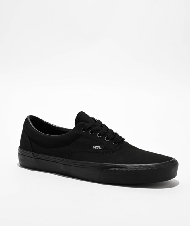 Vans Black and White Canvas Skate Shoes