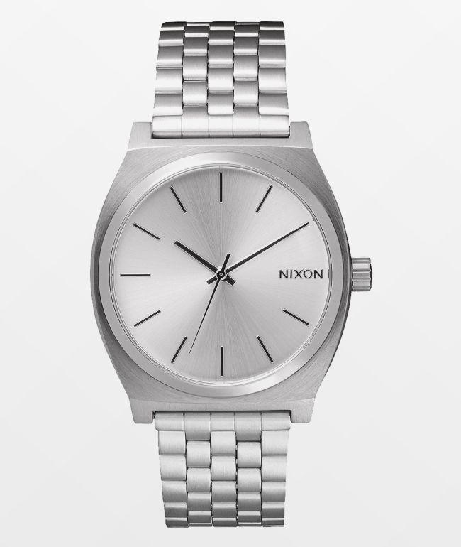 Nixon Time Teller Silver Analog Watch