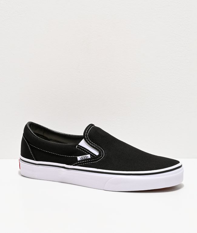 Classic Slip On Black & Shoes