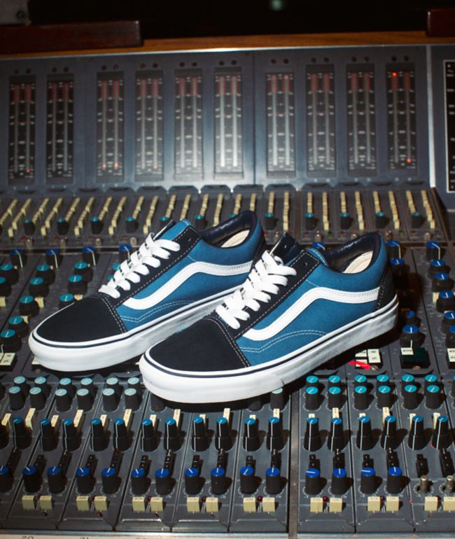 Vans Old Skool Navy Skate Shoes