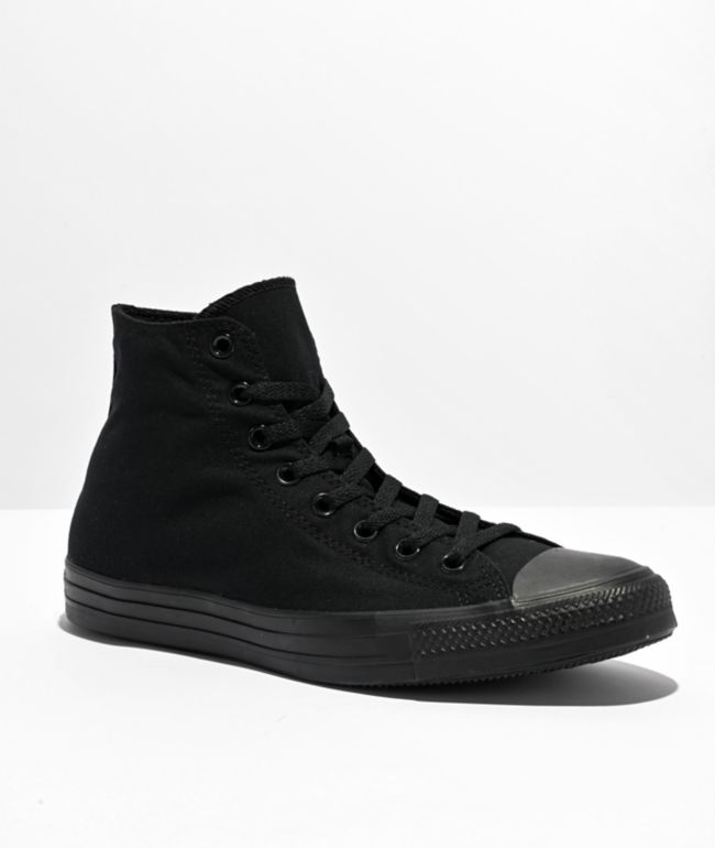 womens black hightop converse