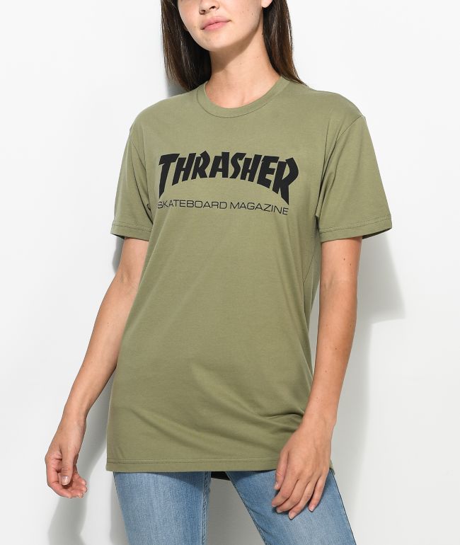 Thrasher Men's T-Shirt - Green - XL