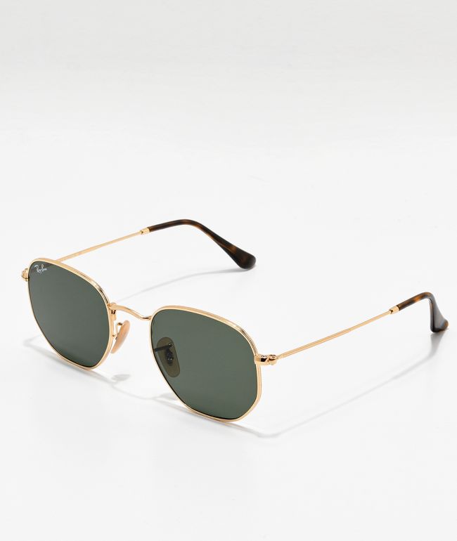 Ray-Ban Hexagonal Silver Gradient Sunglasses