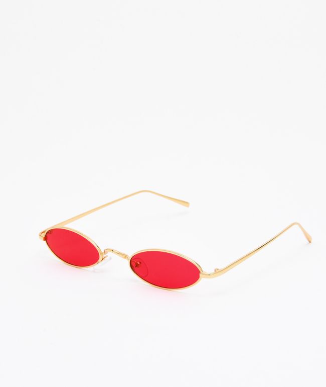 Empyre Miller Mini Red & Silver Sunglasses