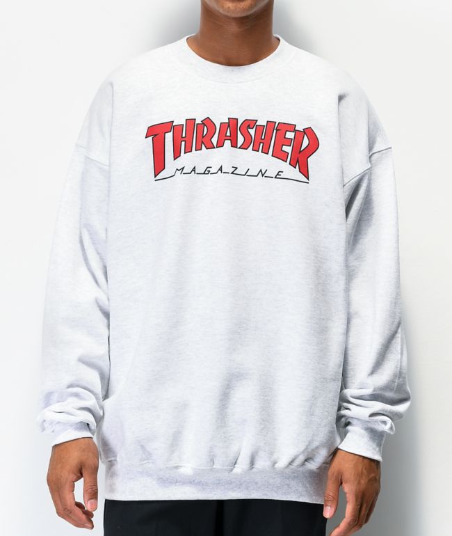 Thrasher Grey Crewneck Sweatshirt