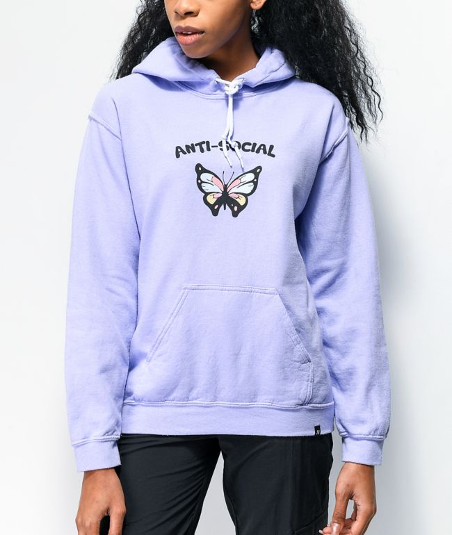 anti social club hoodie women
