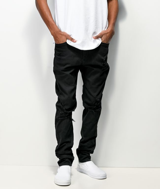 Empyre Verge Destroyed Tapered Skinny Jeans